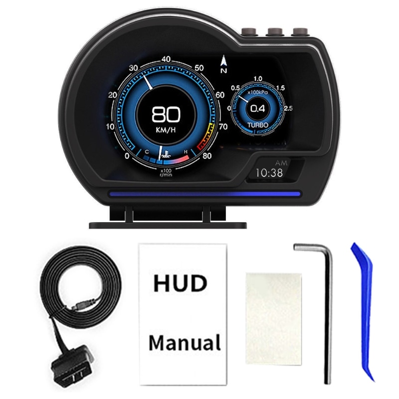 AP-6 HUD ڵ HUD   ÷    OBD GPS ӵ Ʈ  LCD ȭ ÷ º